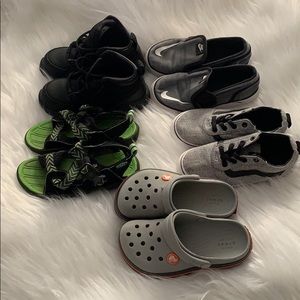 Bundle of boys shoes